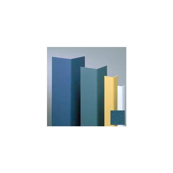 Pawling Vinyl Surface Mounted Corner Guard, 135Deg Corner, 1-1/2" Wings, 4'H, Alexis BL, Vinyl W/Tape CGT-1245-4-583 - main